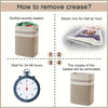 Storage basket – Cotton – Foldable design – Versatile home organizer – 15 x 12 x 18 in