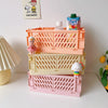 Storage box – Durable plastic – Collapsible design – Ideal for toys and cosmetics – Versatile home organizer