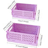 Storage box – Durable plastic – Collapsible design – Ideal for toys and cosmetics – Versatile home organizer