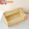 Storage box – Durable plastic – Collapsible design – Ideal for toys and cosmetics – Versatile home organizer