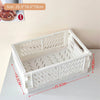 Storage box – Durable plastic – Collapsible design – Ideal for toys and cosmetics – Versatile home organizer