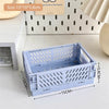 Storage box – Durable plastic – Collapsible design – Ideal for toys and cosmetics – Versatile home organizer