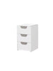 Storage box – Durable plastic – Three-layer design – White – Ideal for jewelry and small items – 9.5 x 5.5 x 4.3 in