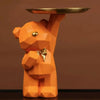 Storage tray – Resin – Geometric bear design – Stylish home or office organizer