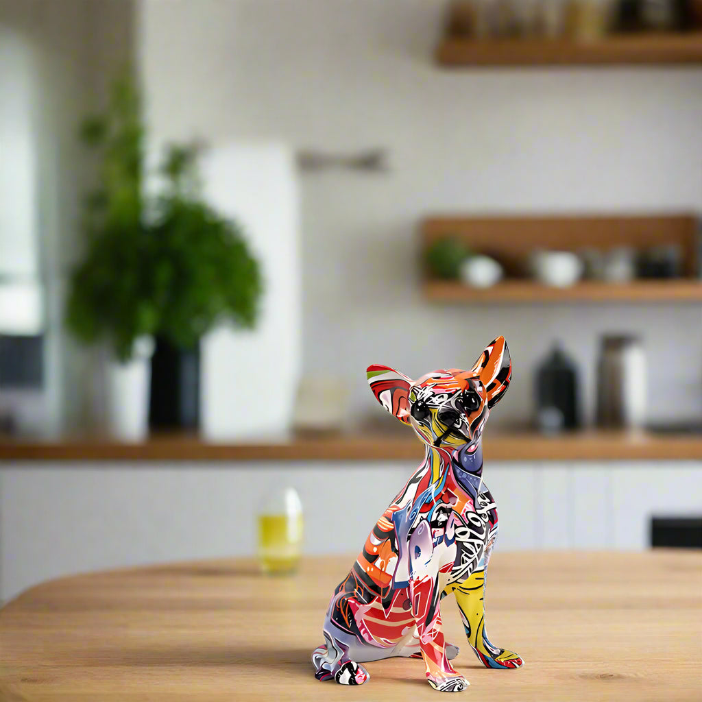 Street Art Chihuahua Sculpture