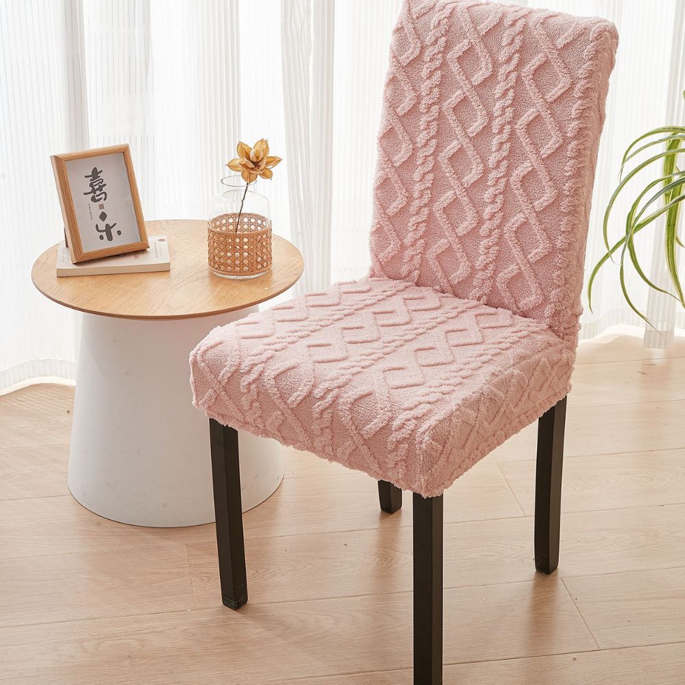 Stretch Jacquard Dining Chair Cover