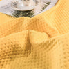 Summer quilt – Lightweight fabric – Elegant yellow gold design – Ideal for warm nights – 60 x 80 or 71 x 87 or 80 x 90