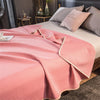 Summer quilt – Lightweight fabric – Blush color – Elegant bedding for warm nights