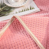 Summer quilt – Lightweight fabric – Blush color – Elegant bedding for warm nights