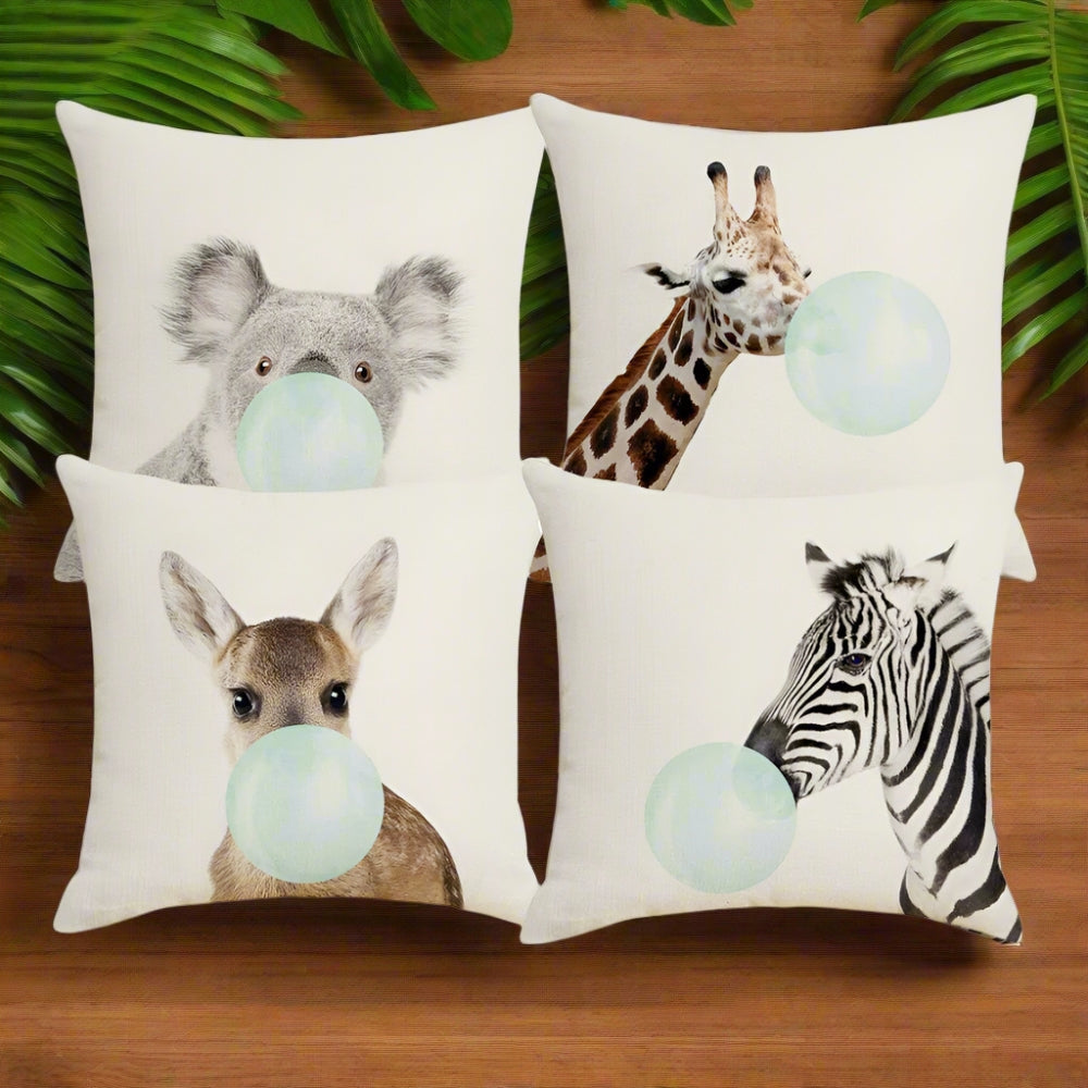 Gum Pop Animal Cushion Covers