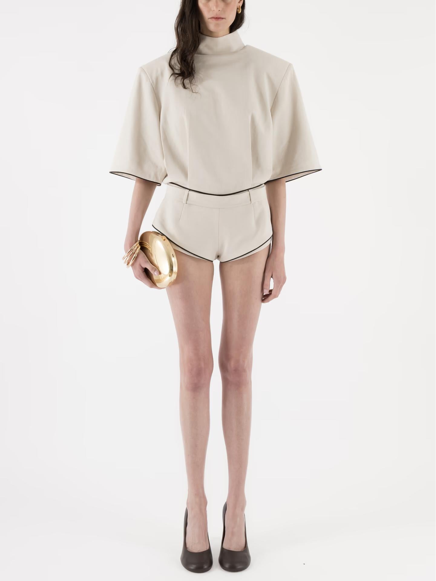 Open Back T-Shirt Jumpsuits