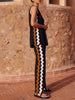 Sleeveless Loose Slit Top And Wide-Leg Pants Set