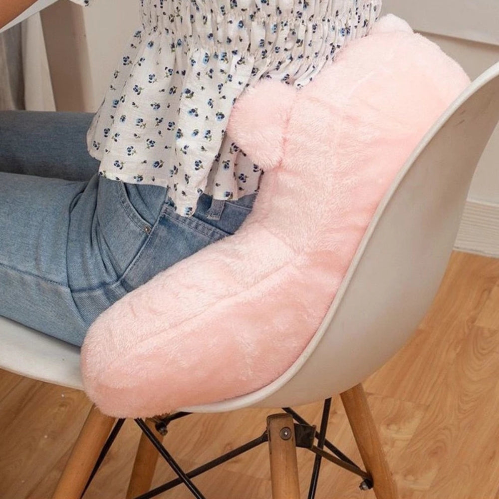 Teddy Shape Waist Backrest Cushion