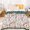 Throw blanket – 100% organic cotton – Soft 4-layer gauze – Cozy indoor and outdoor accessory