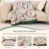 Throw blanket – 100% organic cotton – Soft 4-layer gauze – Cozy indoor and outdoor accessory
