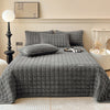 Throw blanket – Soft fabric – Modern square texture – Cozy home accessory