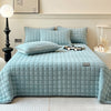 Throw blanket – Soft fabric – Modern square texture – Cozy home accessory