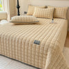Throw blanket – Soft fabric – Modern square texture – Cozy home accessory