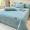 Throw blanket – Soft fabric – Modern square texture – Cozy home accessory