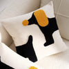 Throw pillow cover – 100% polyester – Cute embroidered animal design – Cozy home accessory – 17.7 x 17.7 in