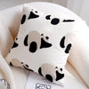 Throw pillow cover – 100% polyester – Cute embroidered animal design – Cozy home accessory – 17.7 x 17.7 in