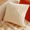 Throw pillow cover – Soft fabric – Pink retro design – Decorative home accent for living room