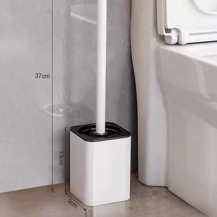 Toilet brush and holder – Wall-mounted design – Space-saving and hygienic bathroom accessory