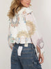 Quilted Bodice Table Cloth Blouse