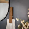 Towel clip – Premium wood – Elegant design – Stylish bathroom organizer