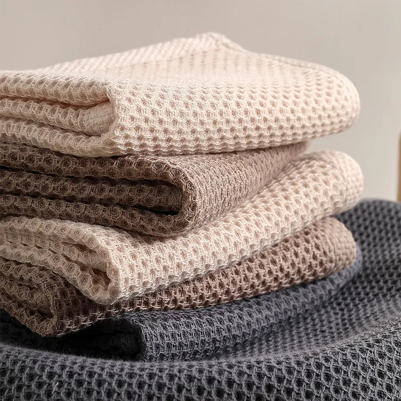 Towels – Ultra-absorbent cotton – Neutral tones – 6-pack for kitchen and bathroom