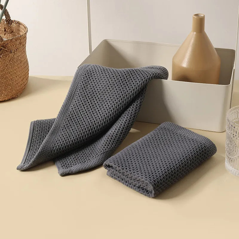 Towels – Ultra-absorbent cotton – Neutral tones – 6-pack for kitchen and bathroom