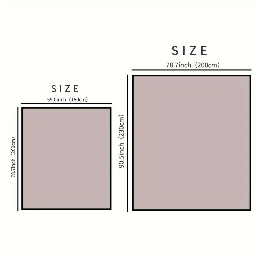 Tribal-Inspired Soft Geometric Fringe Blanket