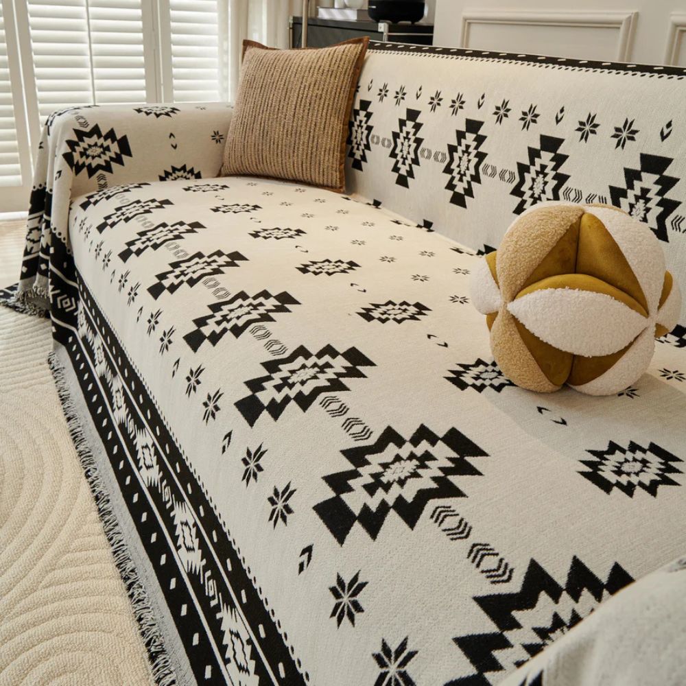 Tribal Harmony Reversible Sofa Cover