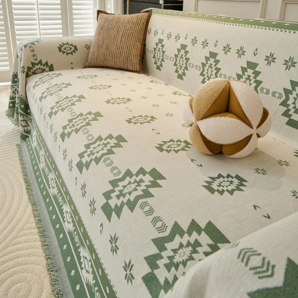 Tribal Harmony Reversible Sofa Cover