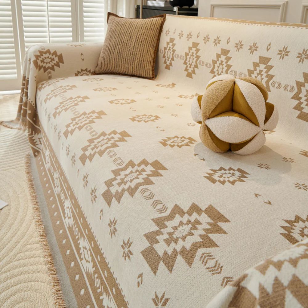 Tribal Harmony Reversible Sofa Cover