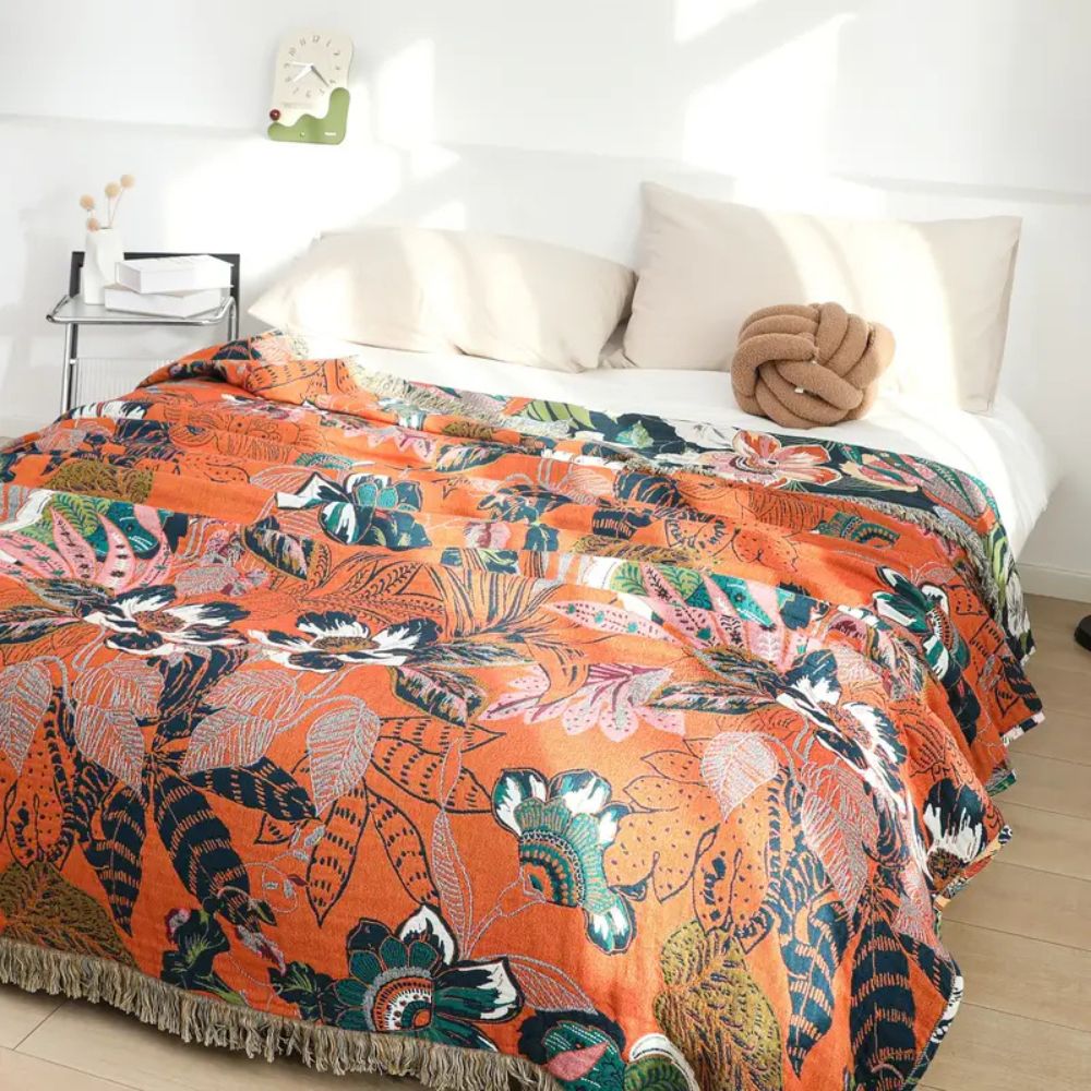 Tropic Twilight Cotton Blanket
