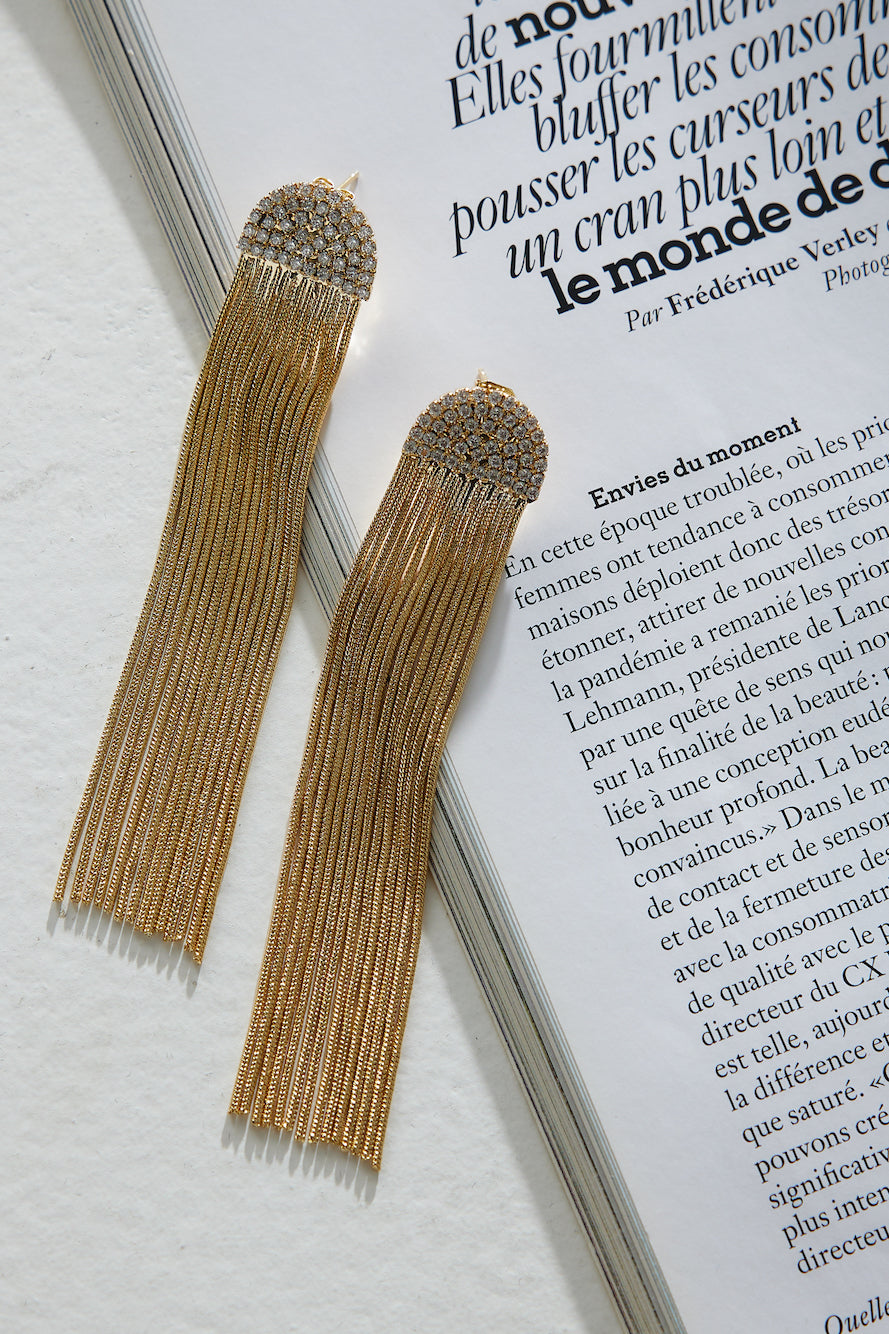 18k Gold Plated Golden Times Earrings Gold