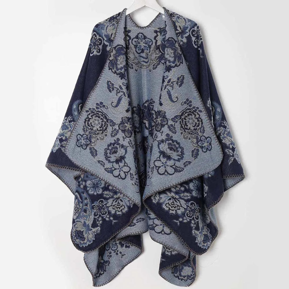 Velouria Vintage Acrylic Poncho