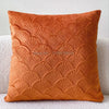 Velvet-look cushion covers – Soft fabric – Distinctive shell design – Cozy home accents – 17.7 x 17.7 in