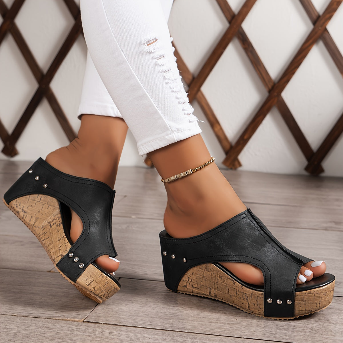 VitaLift™ | Elegant women's platform wedge sandals