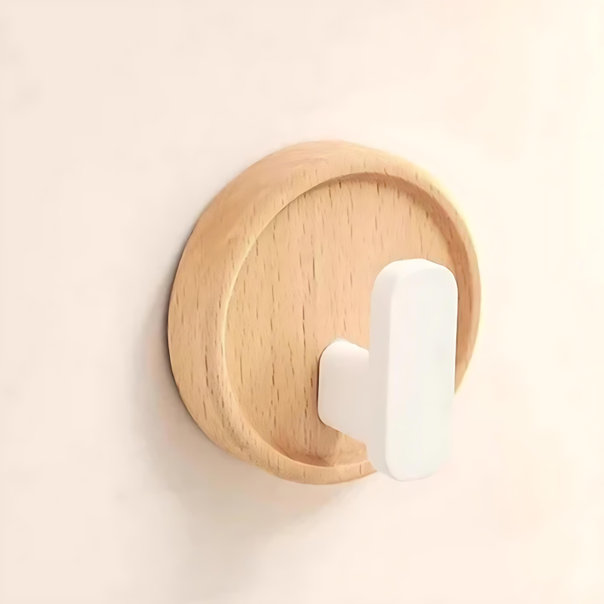 Wall hook – Solid walnut wood – Minimalist Nordic design – Perfect key holder for wall or coat hooks