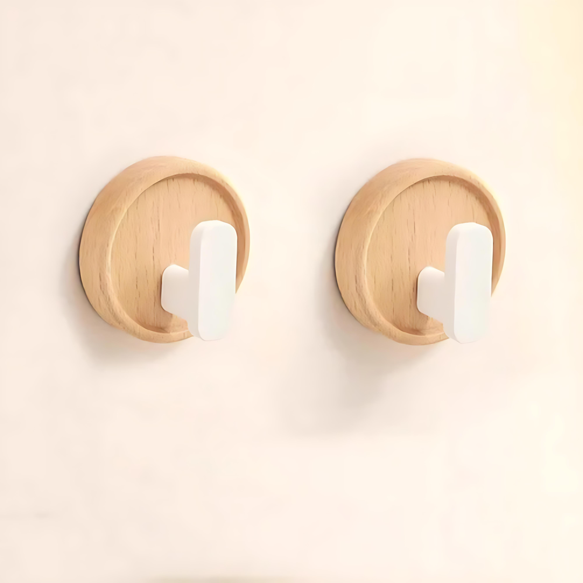 Wall hook – Solid walnut wood – Minimalist Nordic design – Perfect key holder for wall or coat hooks