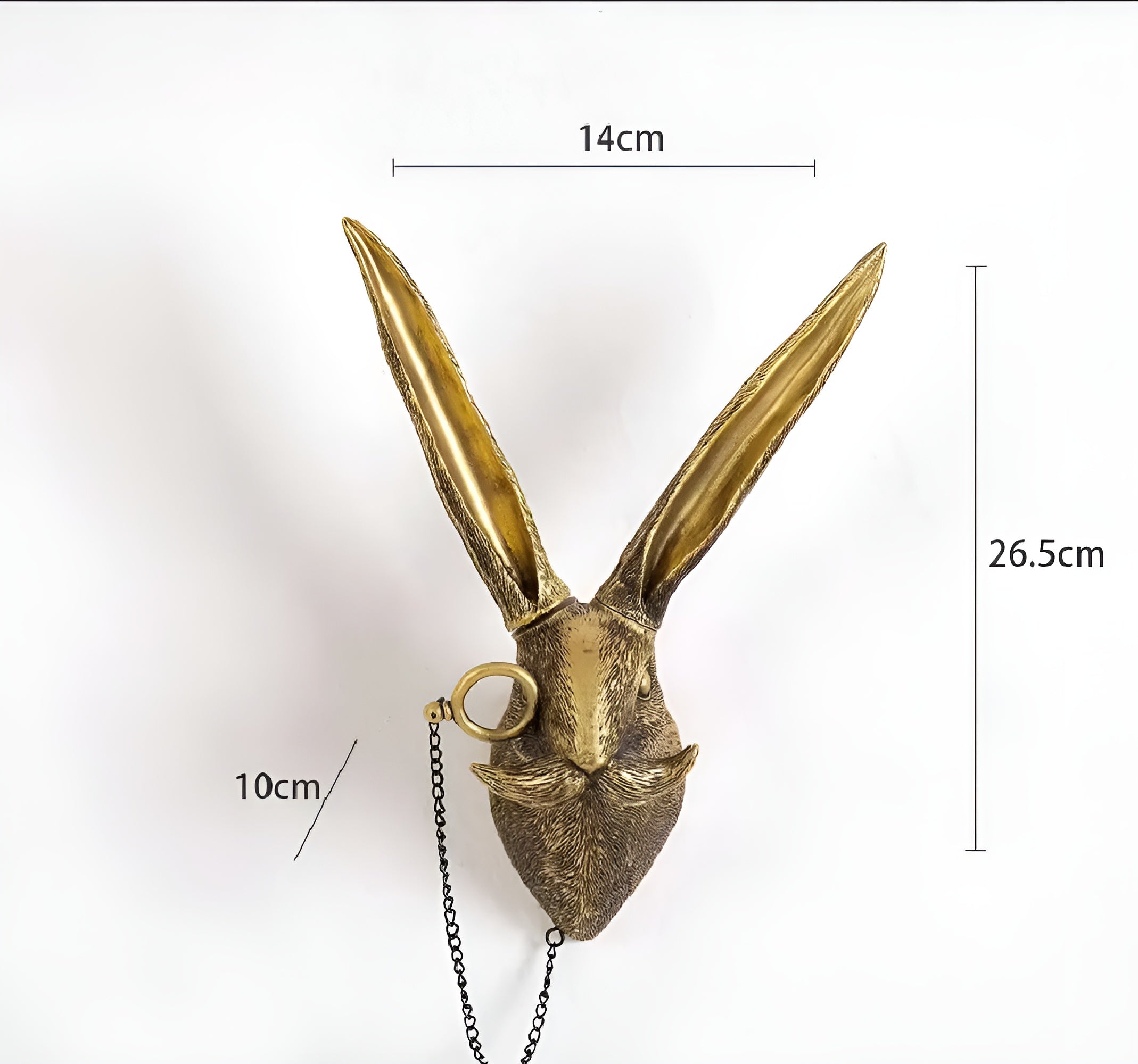 Wall hook – Synthetic resin – Decorative animal design – Versatile coat and key holder for wall