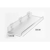 Wall mounted shelf – Premium acrylic – Modern design – Space-saving organizer for bathroom or living room