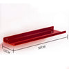 Wall mounted shelf – Premium acrylic – Modern design – Space-saving organizer for bathroom or living room