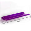 Wall mounted shelf – Premium acrylic – Modern design – Space-saving organizer for bathroom or living room