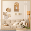 Wall shelf – Minimalist wood – Arch design – Scandinavian style – 6.7 x 4.7 x 13.8 in