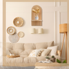 Wall shelf – Minimalist wood – Arch design – Scandinavian style – 6.7 x 4.7 x 13.8 in