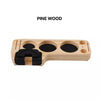 Walnut Espresso Tamper Station Coffee Bar Stand