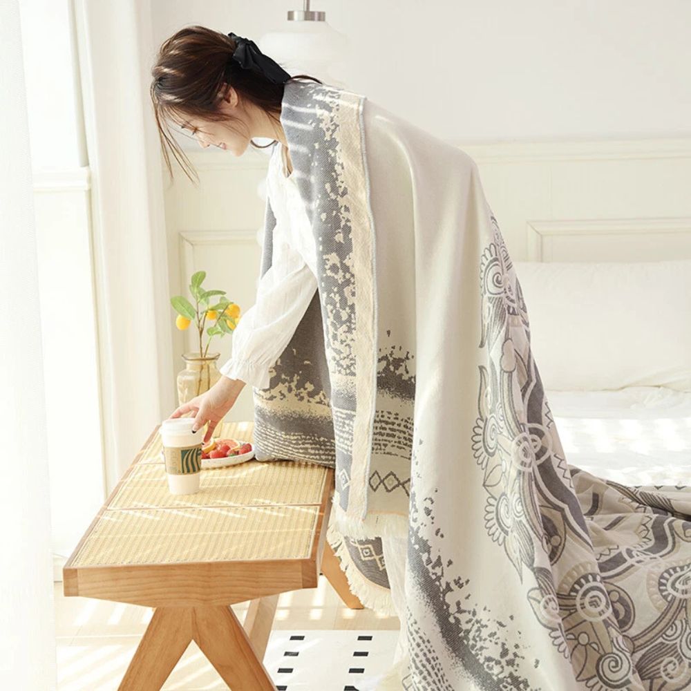 Wander Cotton Boho Mandala Blanket